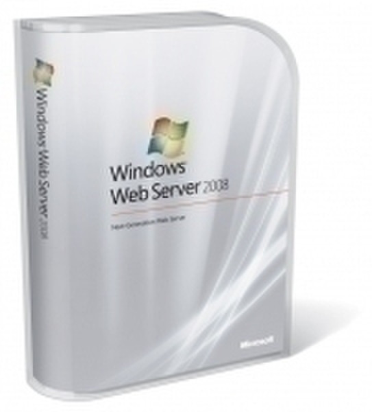 Microsoft Windows Web Server 2008, 32-bit/x64, Disk Kit, MVL, DVD, DUT