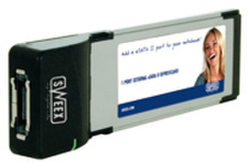 Sweex 1 Port External SATA II Express Card