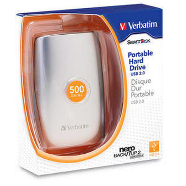 Verbatim 2.5'' Portable Hard Drive USB 2.0 500GB 2.0 500GB Externe Festplatte