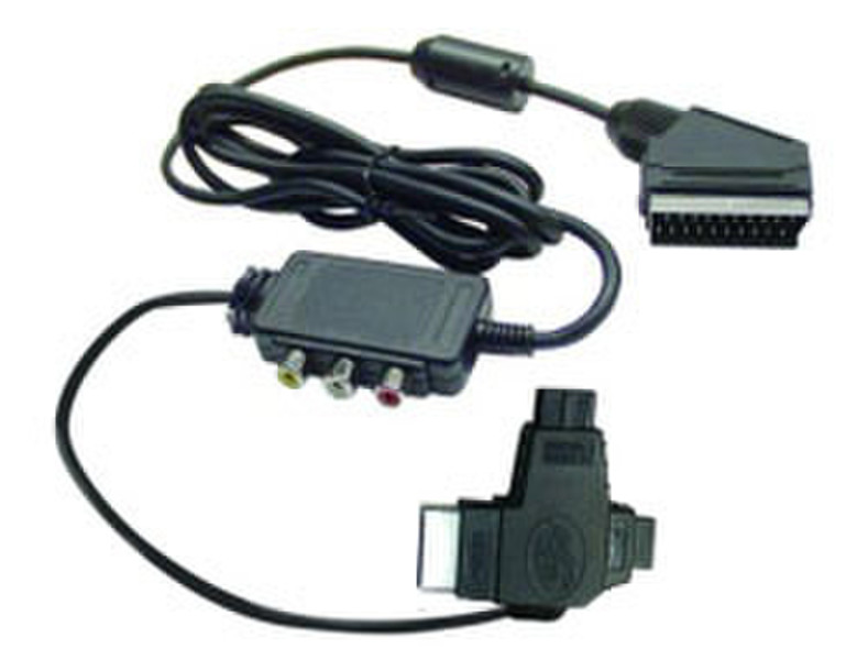 Saitek UNI-013 UNI SCART Cable SCART (21-pin) Черный адаптер для видео кабеля