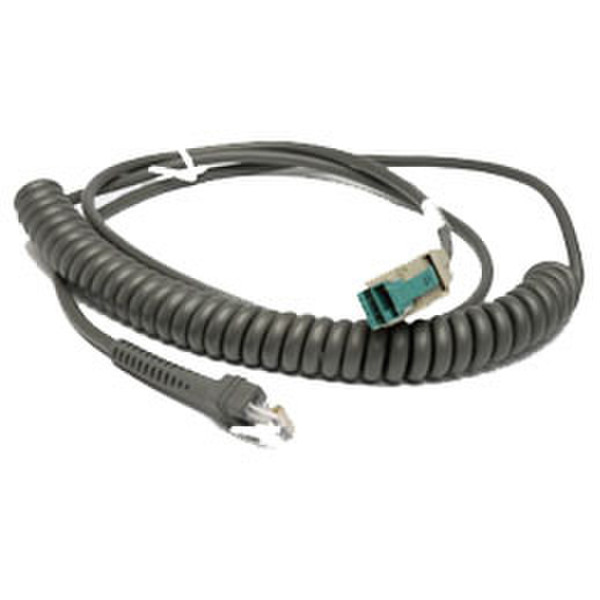 Zebra USB Cable: Power Plus Connector 2.7m Grau USB Kabel
