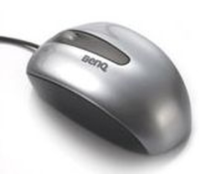 Benq P200 Silver USB+PS/2 Лазерный 1600dpi Cеребряный компьютерная мышь