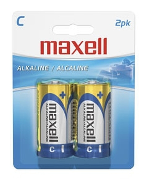 Maxell Kit 24x C Cell LR-14 MXL 2pk Alkaline 1.5V rechargeable battery