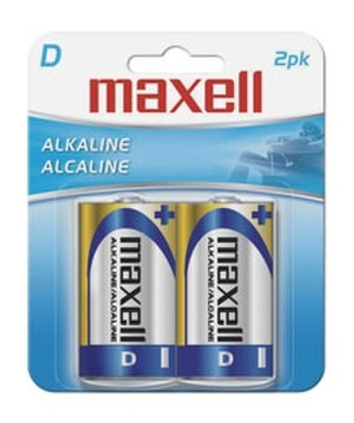 Maxell Kit 24x D Cell LR-20 MXL 2pk Alkali 1.5V Wiederaufladbare Batterie