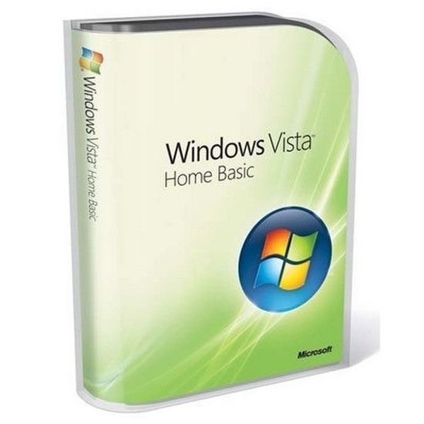 Microsoft Windows Vista Home Basic w, SP1 - Licence and media - 1 PC - OEM - DVD - 32-bit - Italian