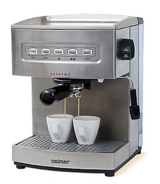 Zelmer 13Z013 Espresso machine 2.1L 2cups Stainless steel coffee maker
