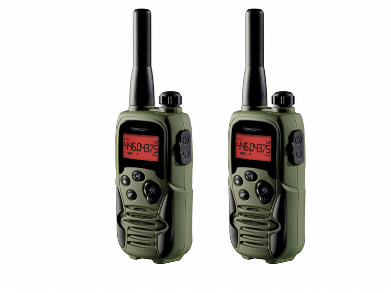 Topcom Twintalker 9500 Airsoft Edition 8channels 446MHz Black,Green two-way radio