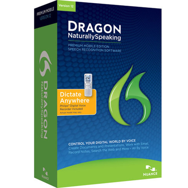 Nuance Dragon NaturallySpeaking 12 Premium Mobile