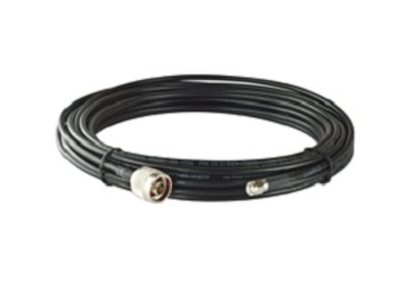 Moxa A-CRF-RMNM-L1-300 3m N-type RP-SMA Black coaxial cable
