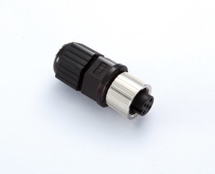 Moxa M12A-5P-IP68 M12 Black,Silver wire connector