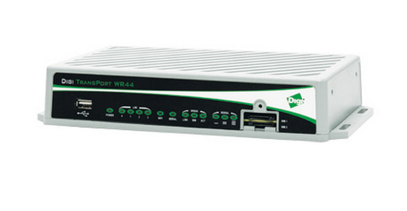 Digi WR44-U0F1-WE1-RD Schnelles Ethernet Schwarz, Weiß WLAN-Router