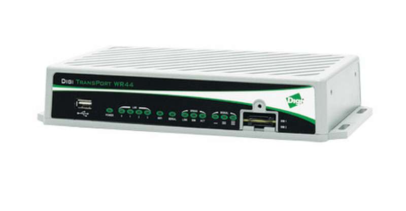 Digi WR44-U400-WE1-RD Schnelles Ethernet Schwarz, Weiß WLAN-Router