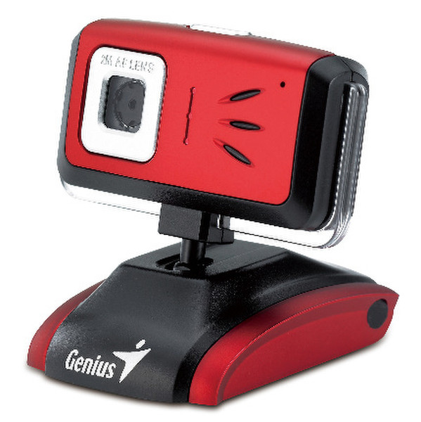 Genius Slim 2020AF 2MP USB 2.0 Rot Webcam