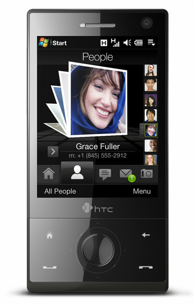 HTC Touch Diamond, NL 2.8Zoll 640 x 480Pixel 110g Schwarz Handheld Mobile Computer