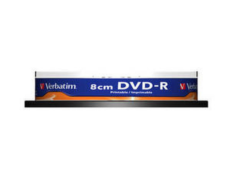 Verbatim DVD-R 8cm Inkjet Printable 1.46GB DVD-R 10pc(s)