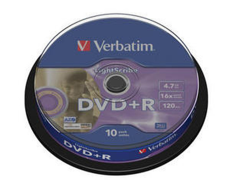 Verbatim DVD+R 4.7GB 16x 10pk Spindle 4.7ГБ DVD+R 10шт