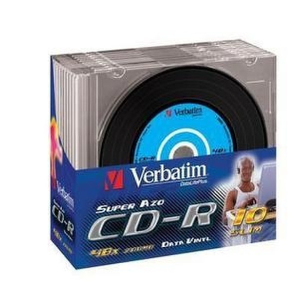Verbatim CD-R Super AZO Data Vinyl, 10pk CD-R 700MB 10pc(s)