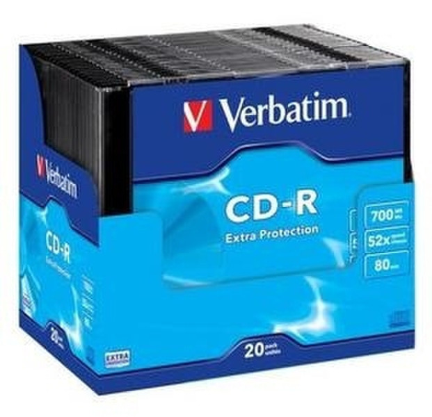 Verbatim CD-R 700MB 80Min 52x 20pk CD-R 700MB 20pc(s)