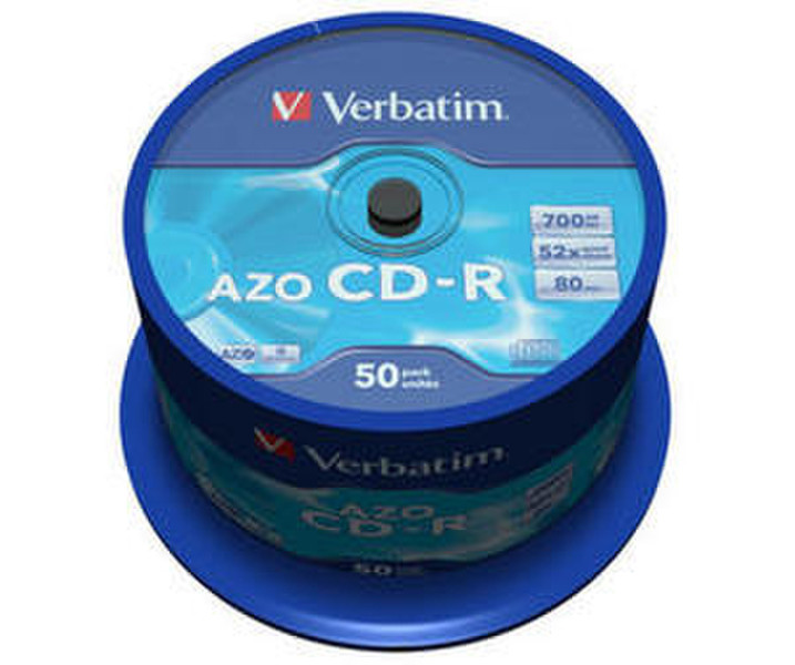Verbatim CD-R 700MB 80Min 52x SupAZO Spdl 50pk CD-R 700MB 50pc(s)