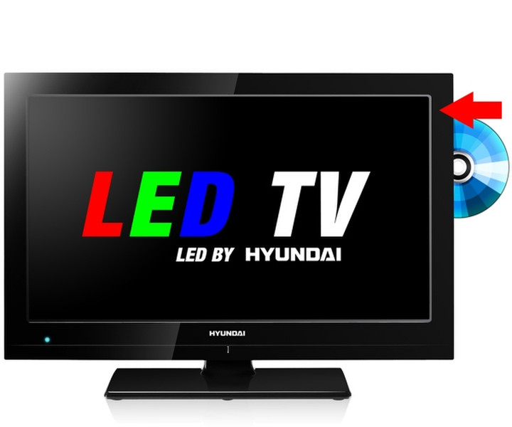 Hyundai LLH 16914 DVD 16Zoll HD Schwarz LED-Fernseher