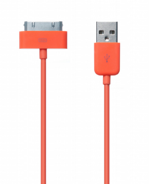 Connect IT CI-102 1m 30-pin USB Orange mobile phone cable