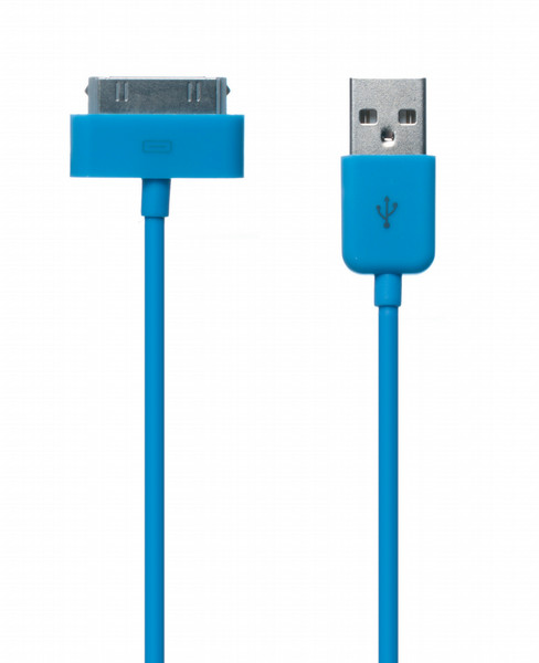 Connect IT CI-99 1m 30-pin USB Blue mobile phone cable