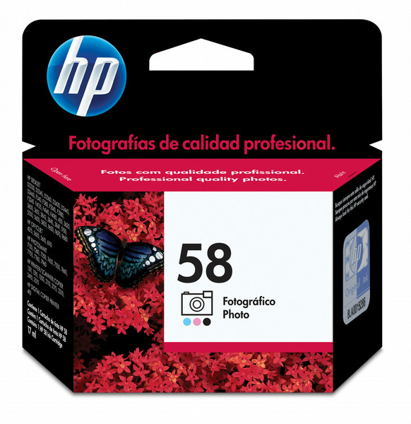 HP 58 Black,Cyan,Magenta ink cartridge