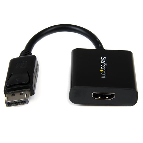 StarTech.com DisplayPort auf HDMI aktiv Adapter - DP zu HDMI Video und Audio Konverter