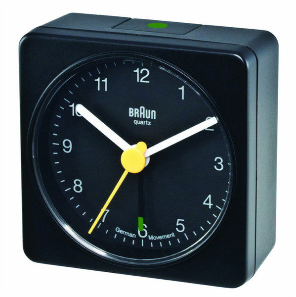 Braun BNC 002 Quartz table clock Квадратный Черный