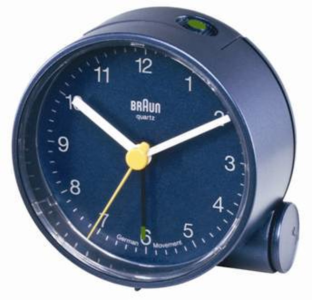 Braun BNC 001 Quartz table clock Rund Blau