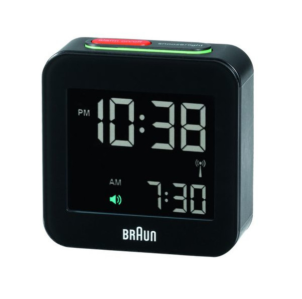 Braun BNC 008 Digital table clock Квадратный Черный