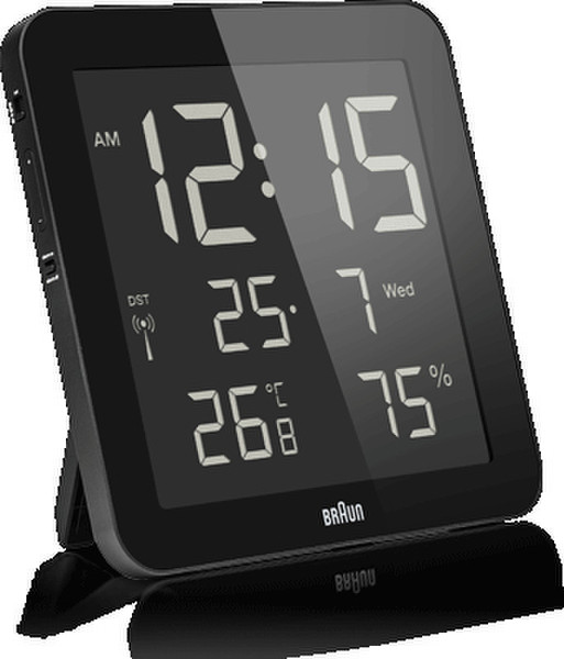 Braun BNC 014 Digital wall clock Square Black