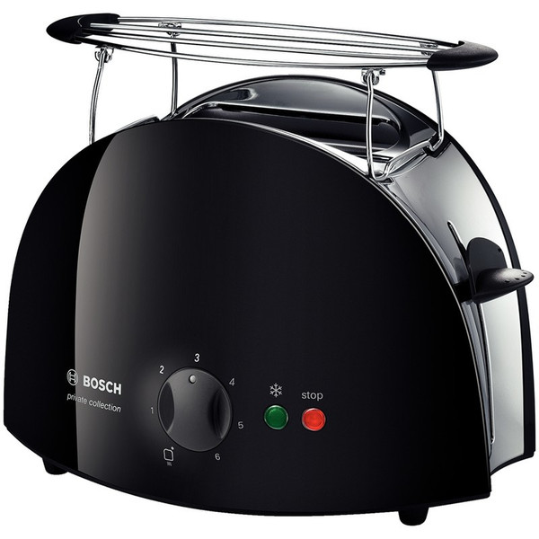 Bosch TAT6313 2slice(s) 900W Schwarz, Chrom Toaster