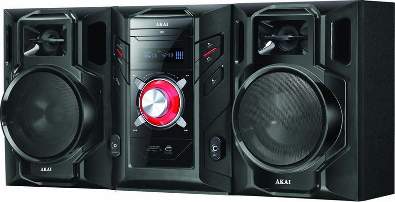 Akai AMN250UC Mini-Set 100W Schwarz Home-Stereoanlage