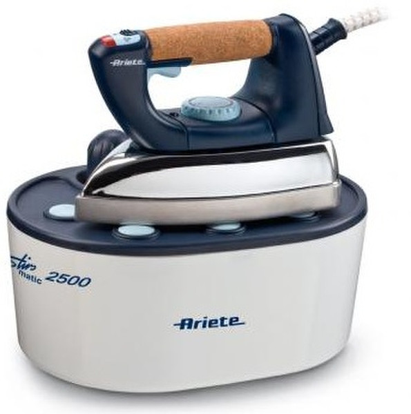 Ariete Stiromatic 2500 2200W 0.8L Aluminium soleplate Blue,White steam ironing station