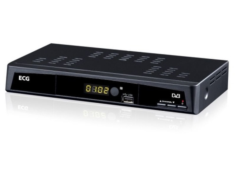 ECG DVT 1250 HD PVR Cable Black TV set-top box