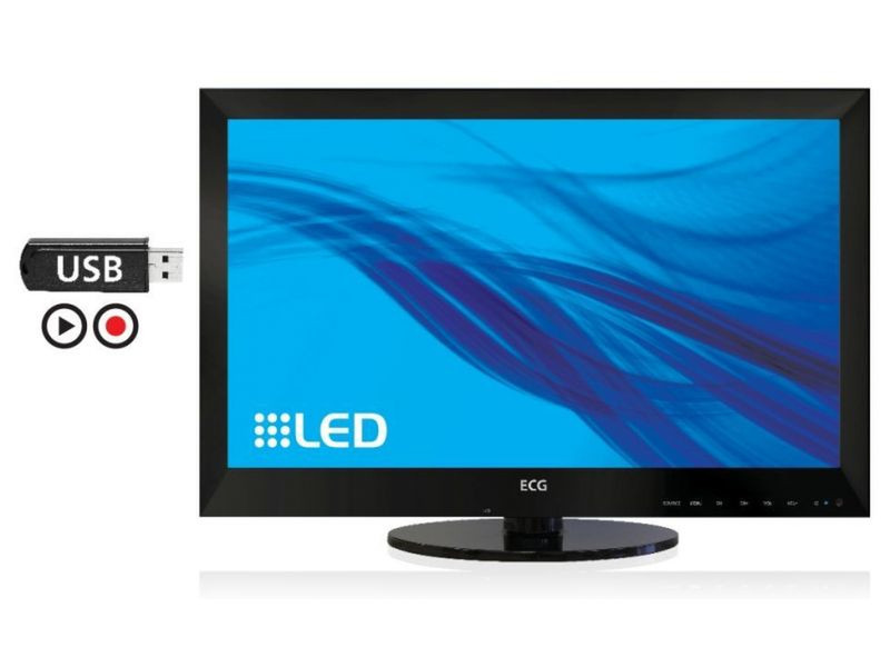 ECG 22 LED 301 PVR 22Zoll Full HD Schwarz LED-Fernseher
