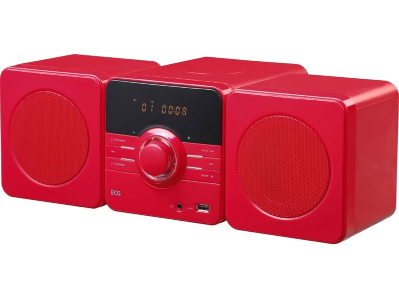 ECG XENON C 111 RED Micro set 5W Red home audio set