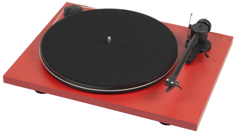 Pro-Ject Essential Phono USB Belt-drive audio turntable Red