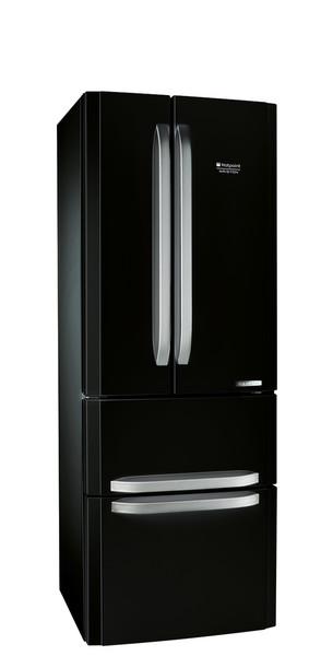 Hotpoint E4D AA B C Отдельностоящий 402л A+ Черный side-by-side холодильник