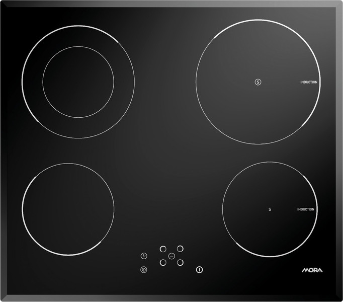 Mora VDK 630 F built-in Electric induction Black