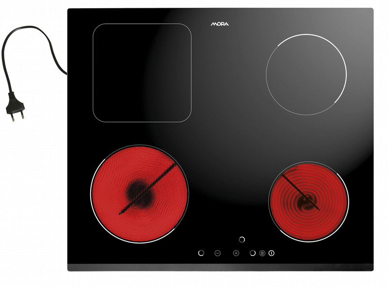 Mora VDS 620 FF Eingebaut Ceramic hob Schwarz