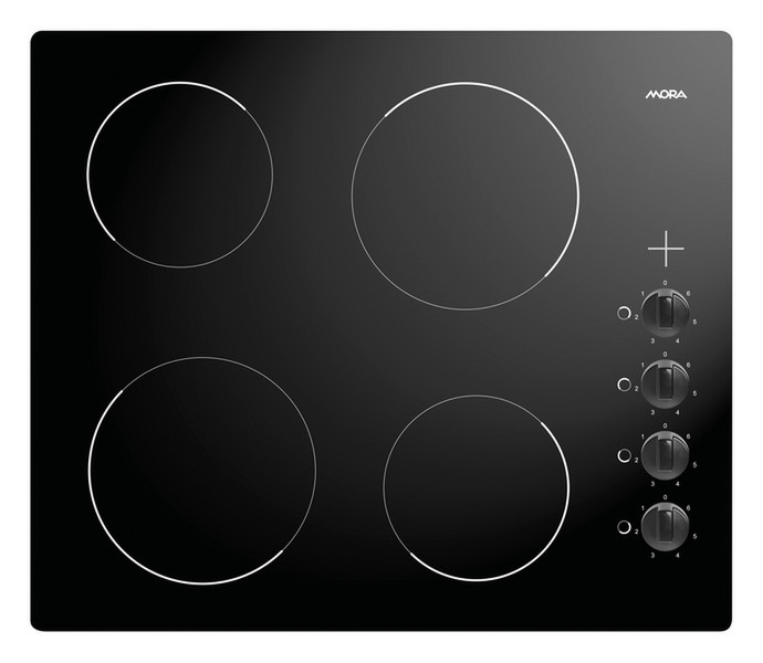 Mora VDSK 630 C Eingebaut Ceramic hob Schwarz