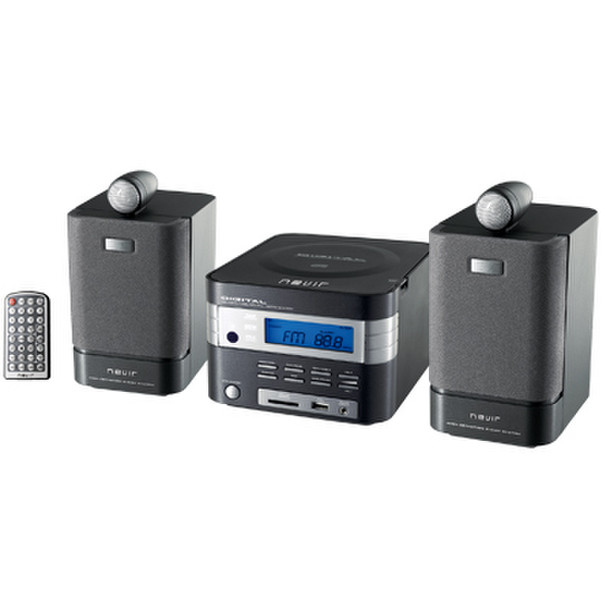 Nevir NVR-688 Mini-Set 3W Schwarz Home-Stereoanlage