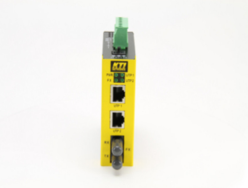 KTI Networks KSD-103-A-SL2 Fast Ethernet (10/100) Черный, Желтый сетевой коммутатор