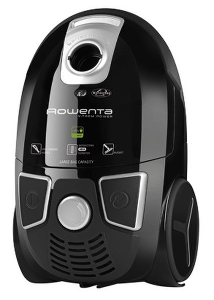 Rowenta Xtrem Power Eco RO5445 Zylinder-Vakuum 4l 1000W Schwarz