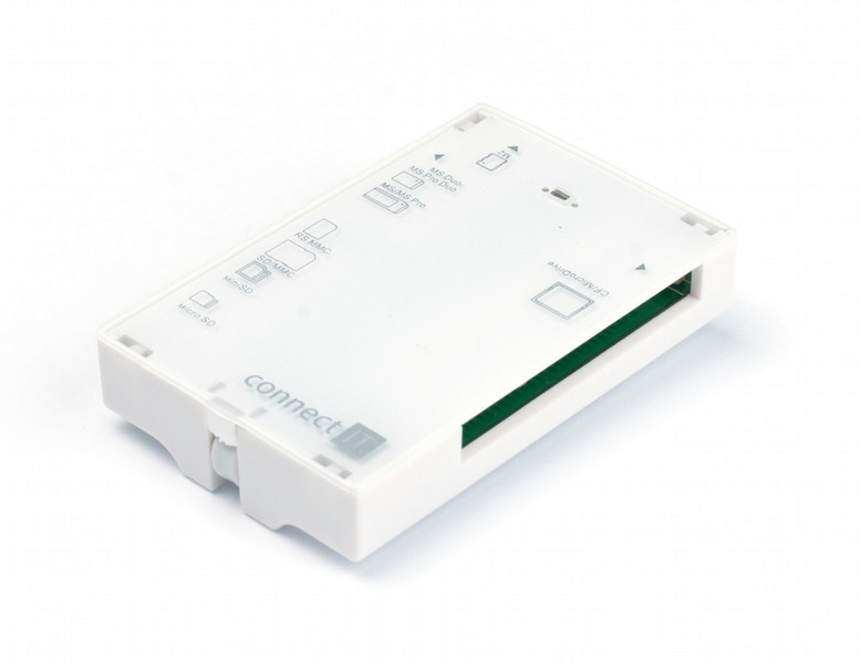 Connect IT CI-106 USB 2.0 Weiß Kartenleser