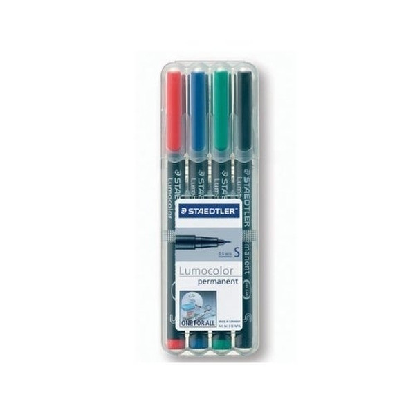 Staedtler Lumocolor permanent universal pen box перманентная маркер