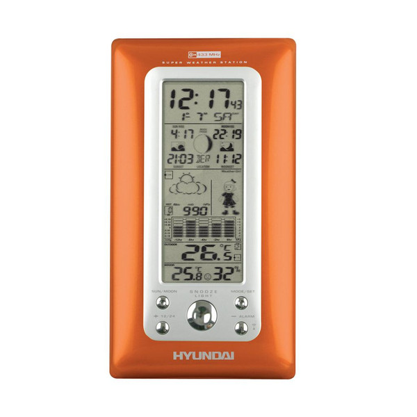 Hyundai WSC 1908GO Orange weather station