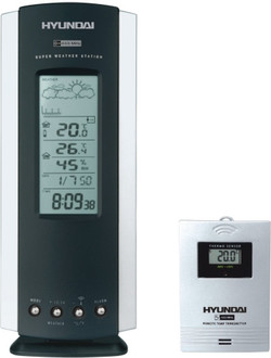 Hyundai WS 1855 Black,Silver weather station